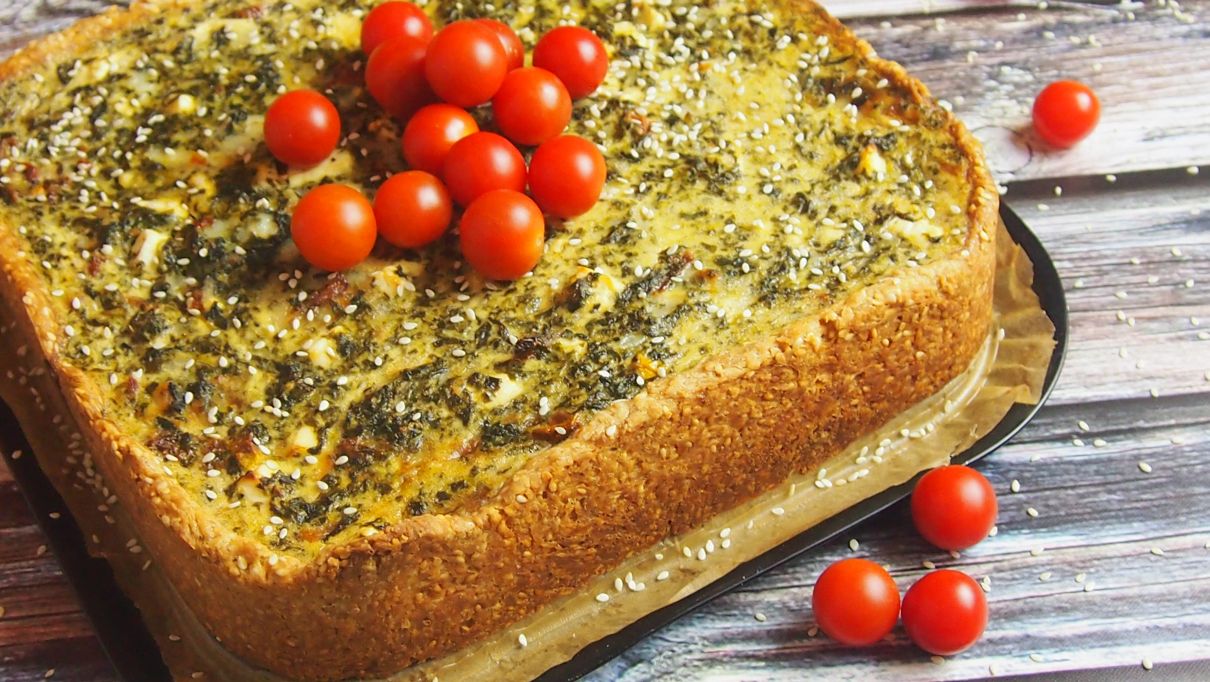 Tarta ze szpinakiem