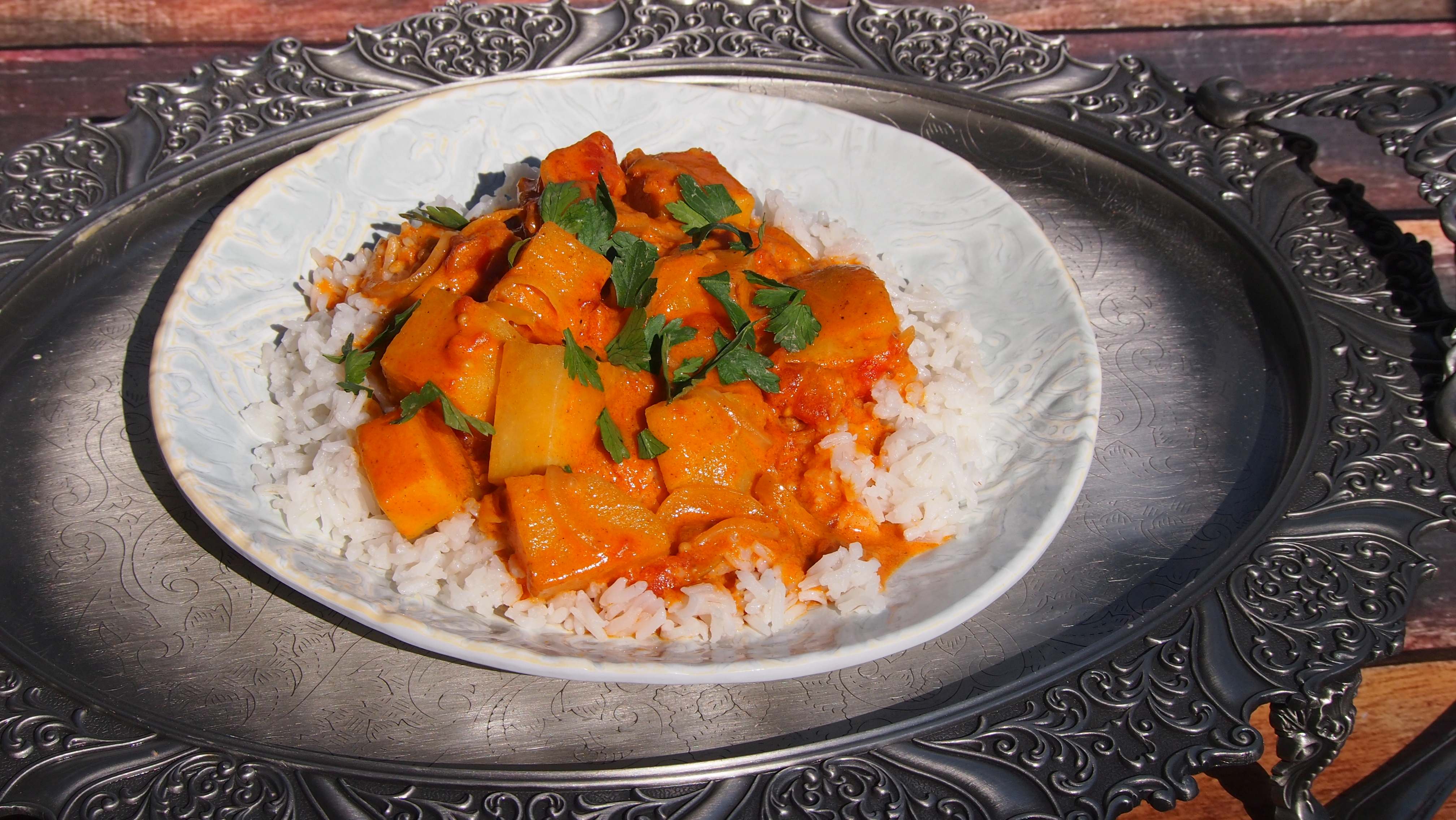 Curry z kalarepy
